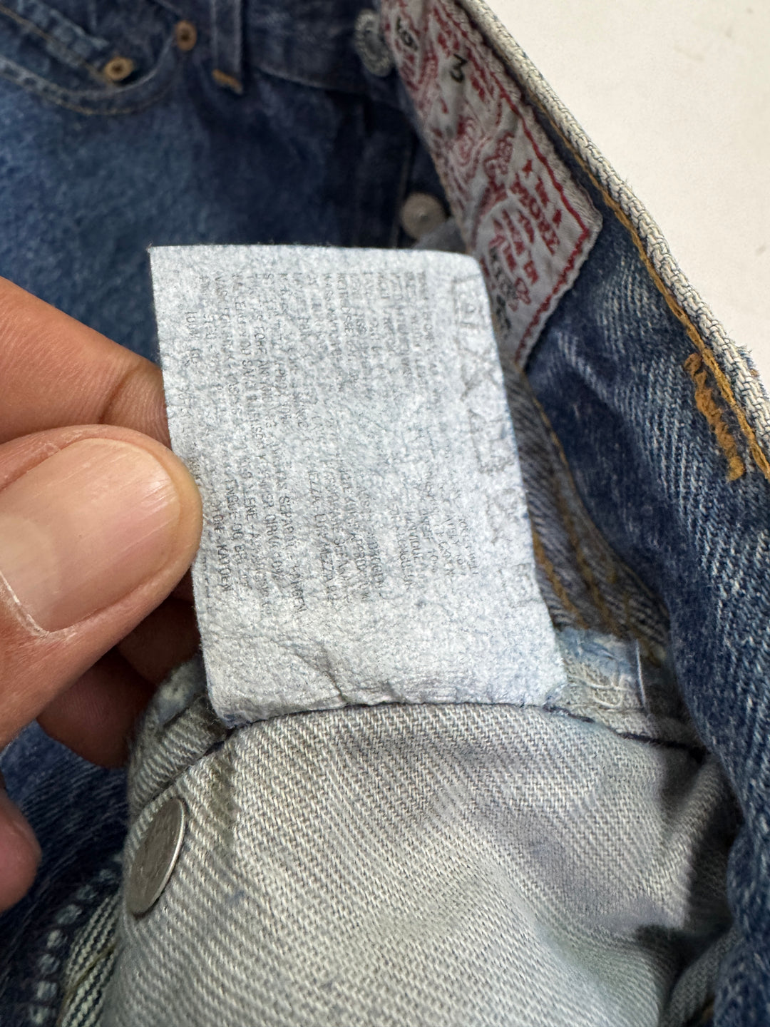 Levi's 901 W33 L30 made in Italy levis jeans donna anni 90' deadstock