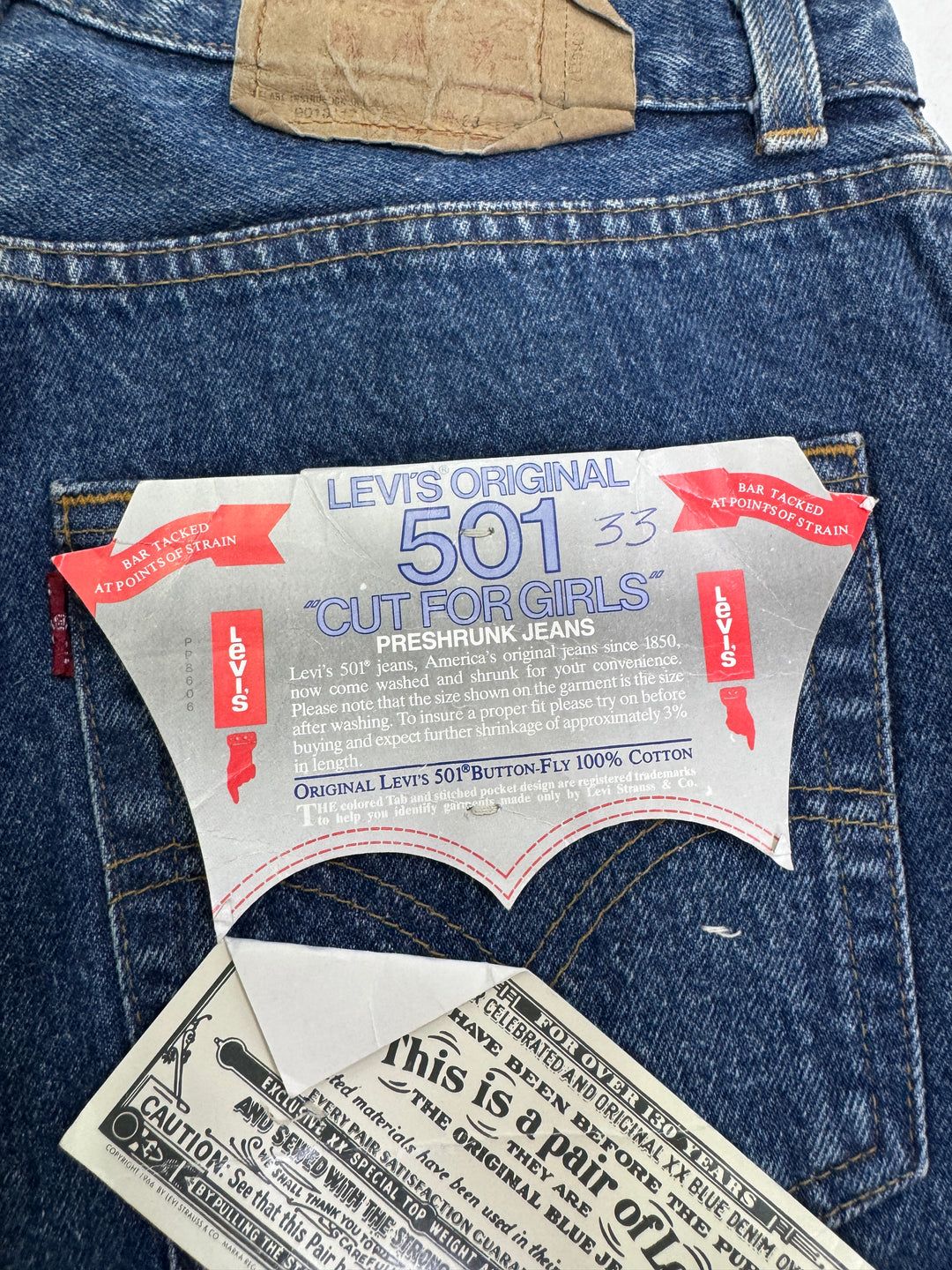 Levi's 901 W33 L30 made in Italy levis jeans donna anni 90' deadstock
