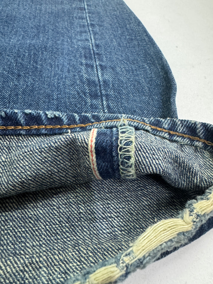 Edwin RV mezza cimosa W28 L31 deadstock vintage jeans selvedge