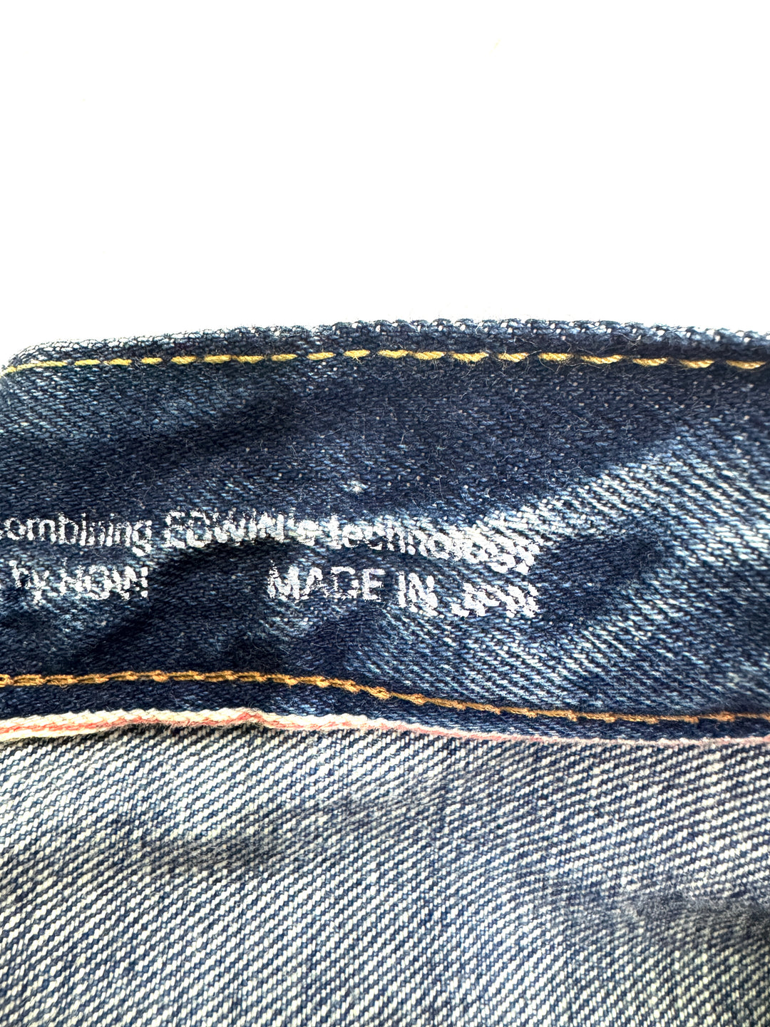 Edwin RV mezza cimosa W28 L31 deadstock vintage jeans selvedge