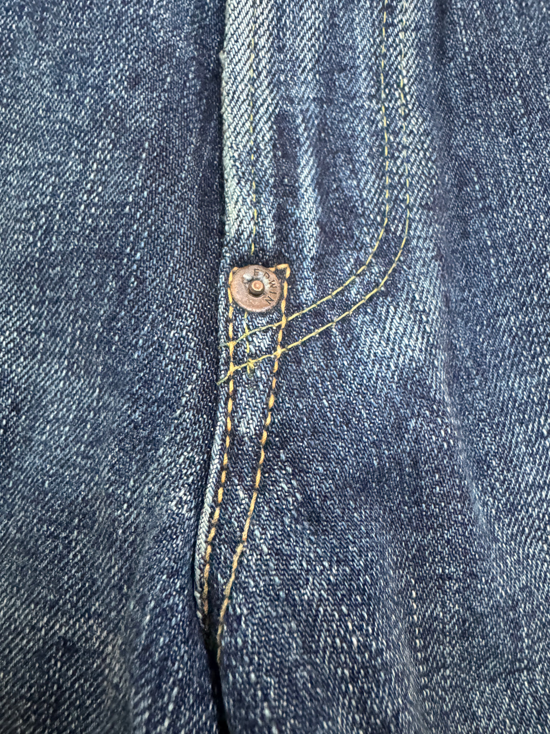 Edwin RV mezza cimosa W30 L32 deadstock vintage jeans selvedge