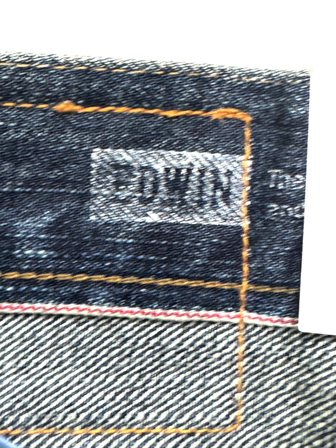 Edwin RV mezza cimosa W30 L32 deadstock vintage jeans selvedge