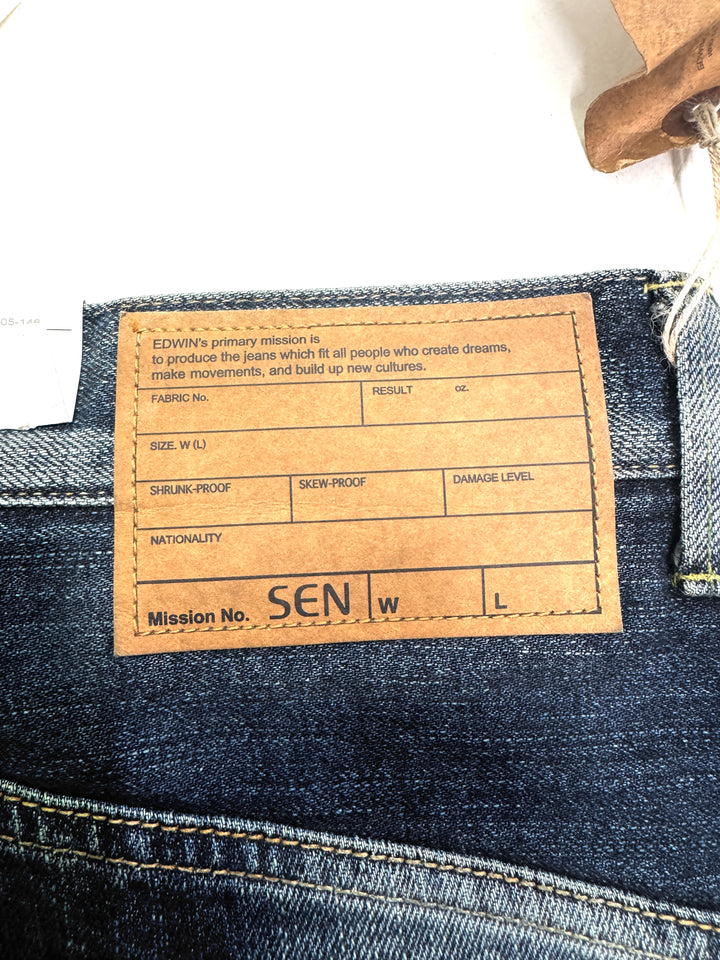 Edwin RV mezza cimosa W30 L32 deadstock vintage jeans selvedge