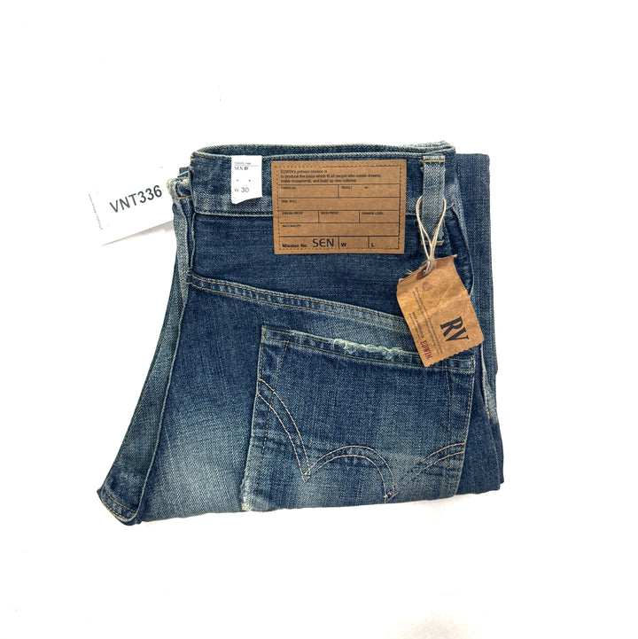 Edwin RV mezza cimosa W30 L32 deadstock vintage jeans selvedge