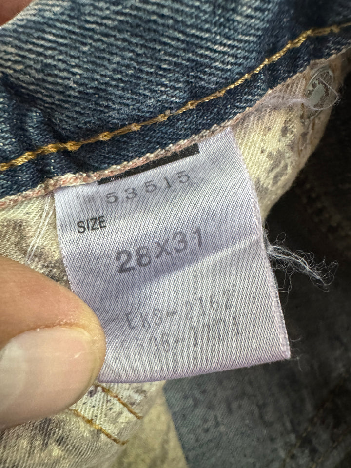 Edwin RV mezza cimosa W28 L31 deadstock vintage jeans selvedge