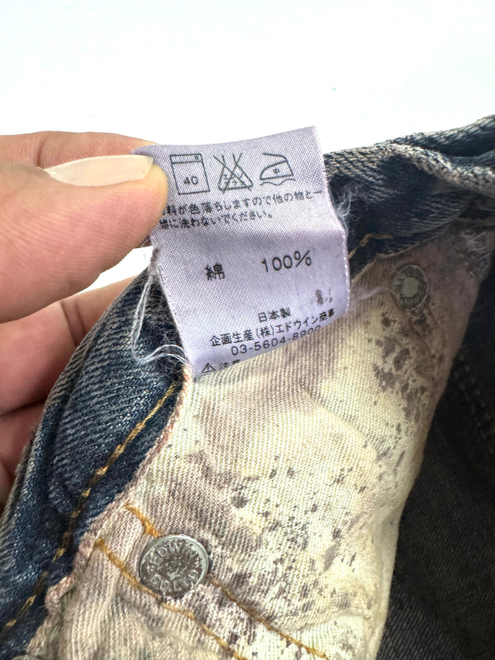 Edwin RV mezza cimosa W28 L31 deadstock vintage jeans selvedge