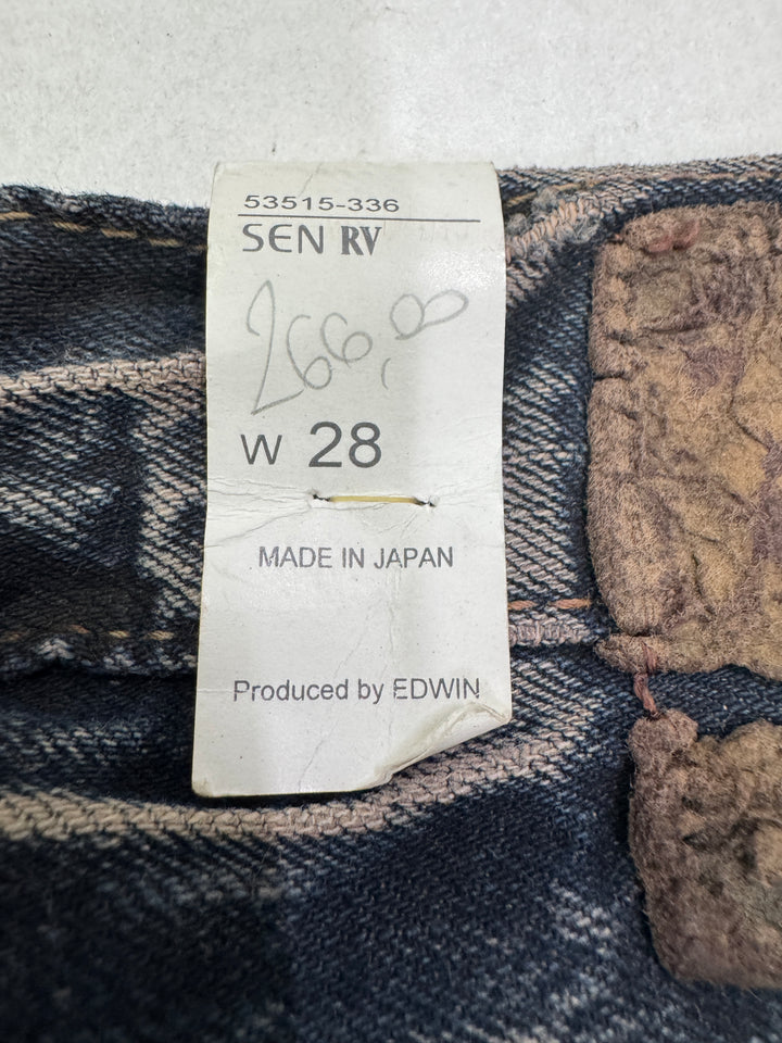 Edwin RV mezza cimosa W28 L31 deadstock vintage jeans selvedge
