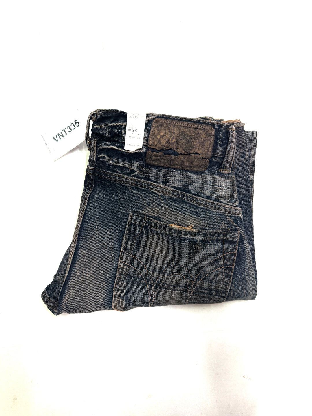 Edwin RV mezza cimosa W28 L31 deadstock vintage jeans selvedge