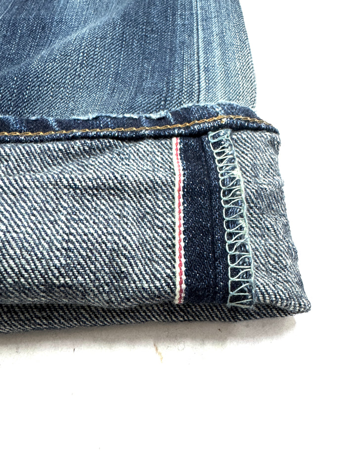 Edwin RV mezza cimosa W28 L31 deadstock vintage jeans selvedge