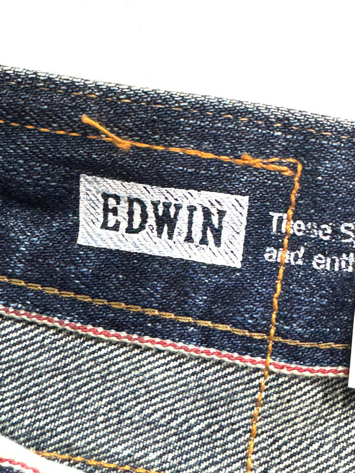 Edwin RV mezza cimosa W28 L31 deadstock vintage jeans selvedge