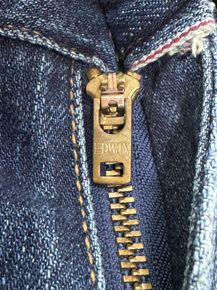 Edwin RV mezza cimosa W28 L31 deadstock vintage jeans selvedge