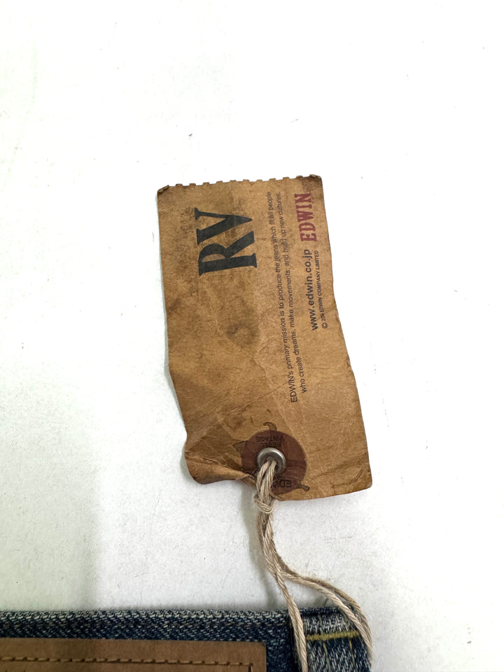 Edwin RV mezza cimosa W28 L31 deadstock vintage jeans selvedge