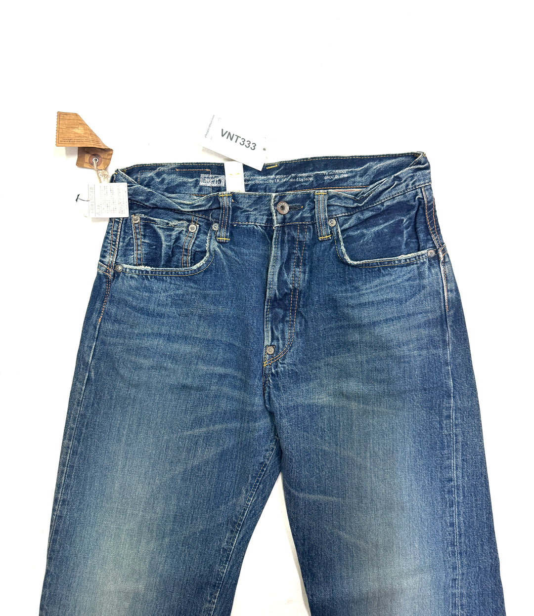 Edwin RV mezza cimosa W28 L31 deadstock vintage jeans selvedge