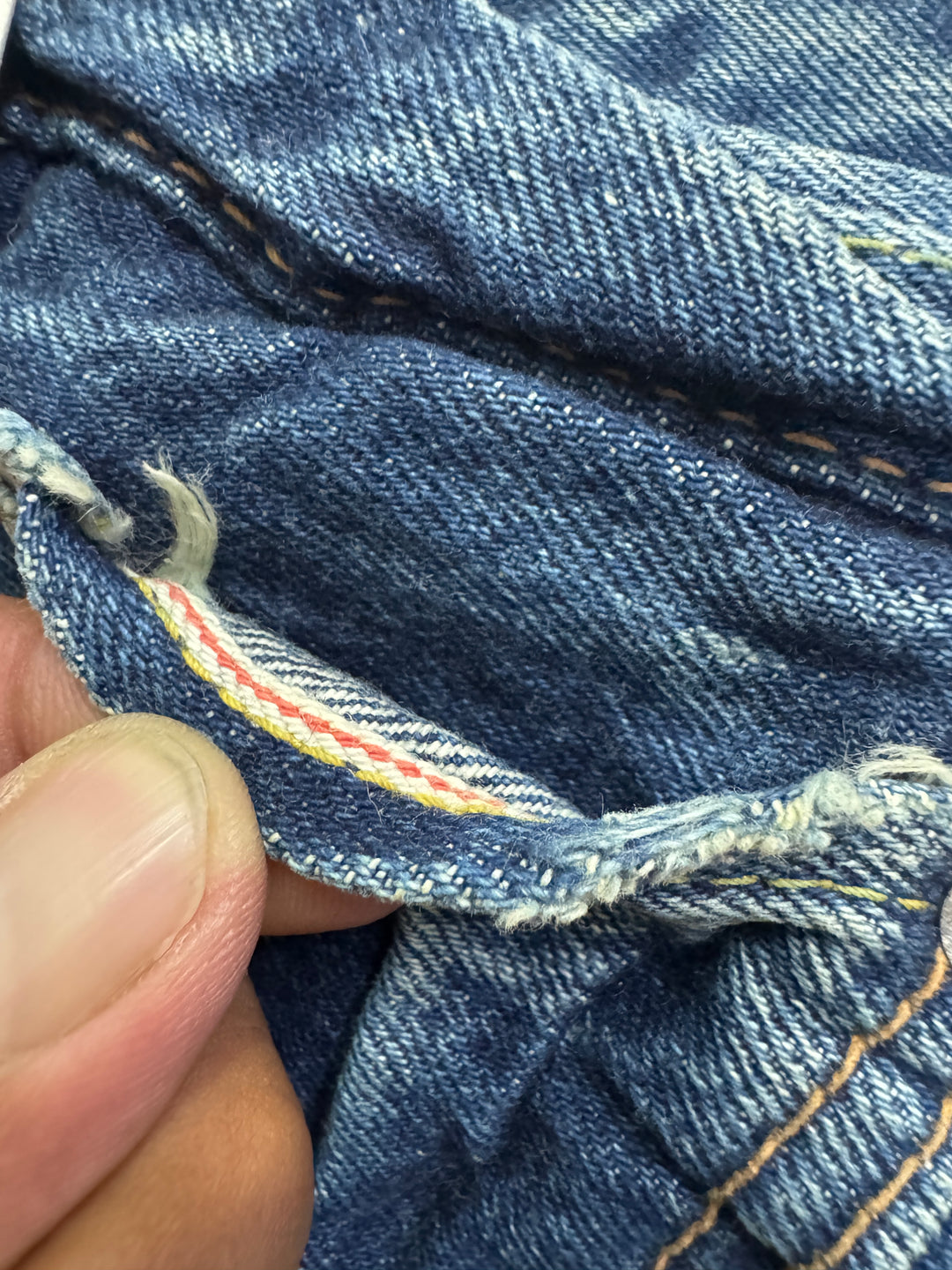 Edwin RV mezza cimosa W28 L31 deadstock vintage jeans selvedge