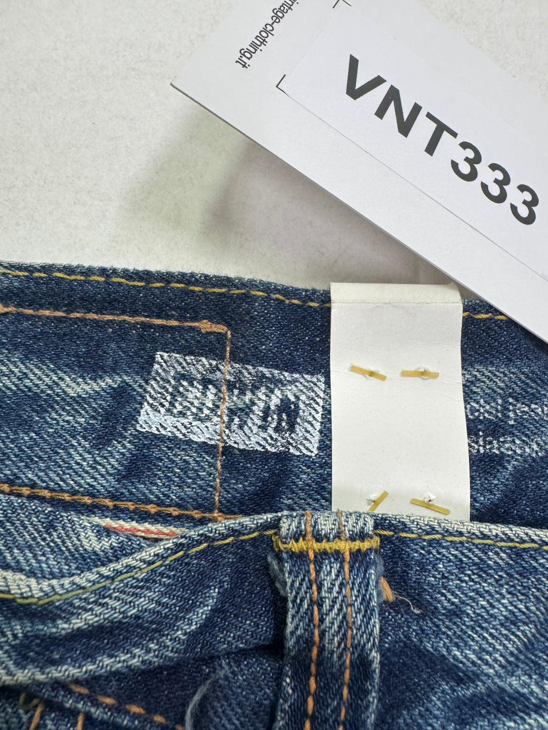 Edwin RV mezza cimosa W28 L31 deadstock vintage jeans selvedge