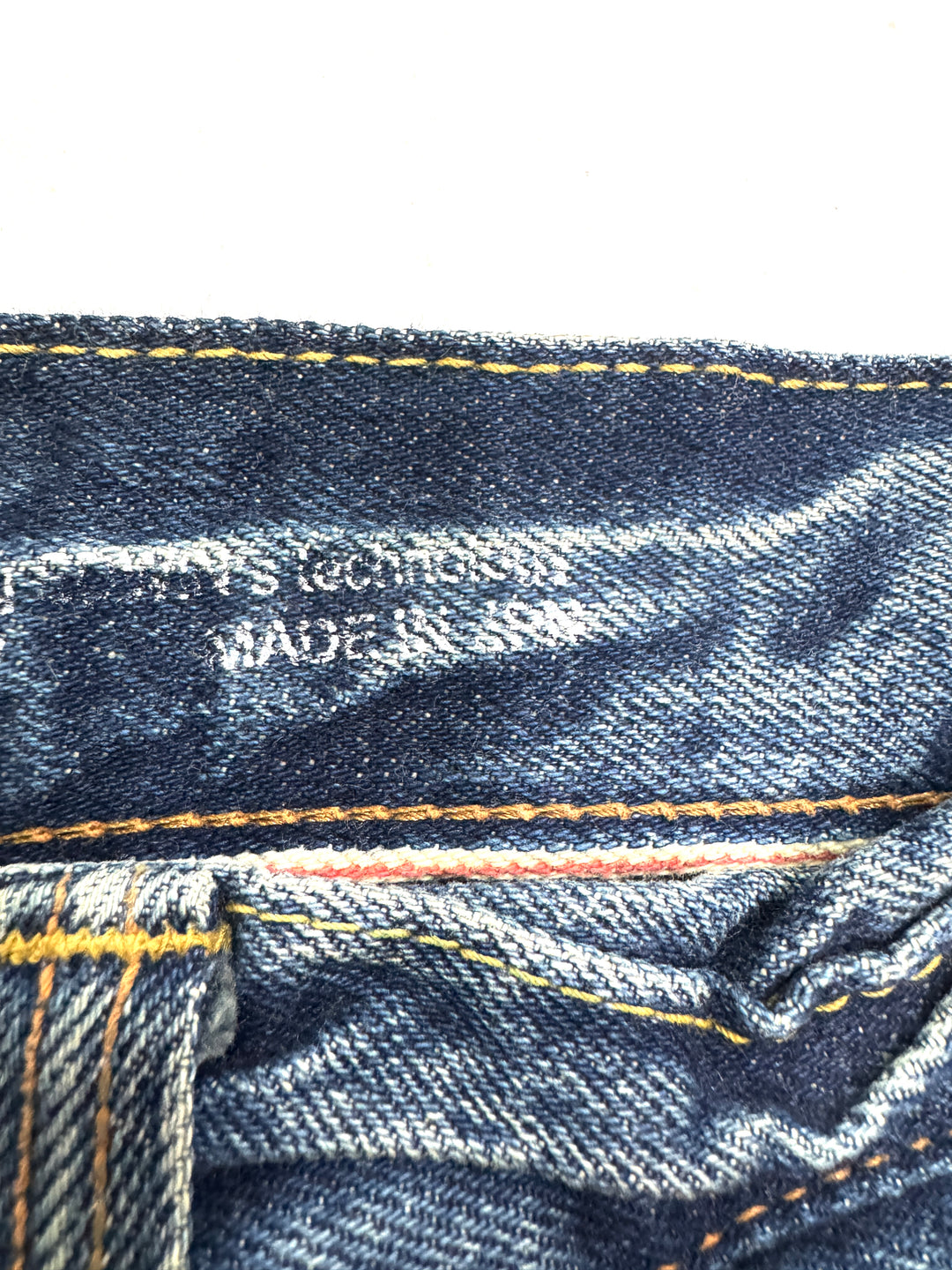 Edwin RV mezza cimosa W28 L31 deadstock vintage jeans selvedge