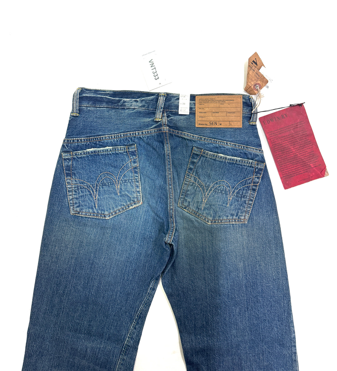 Edwin RV mezza cimosa W28 L31 deadstock vintage jeans selvedge