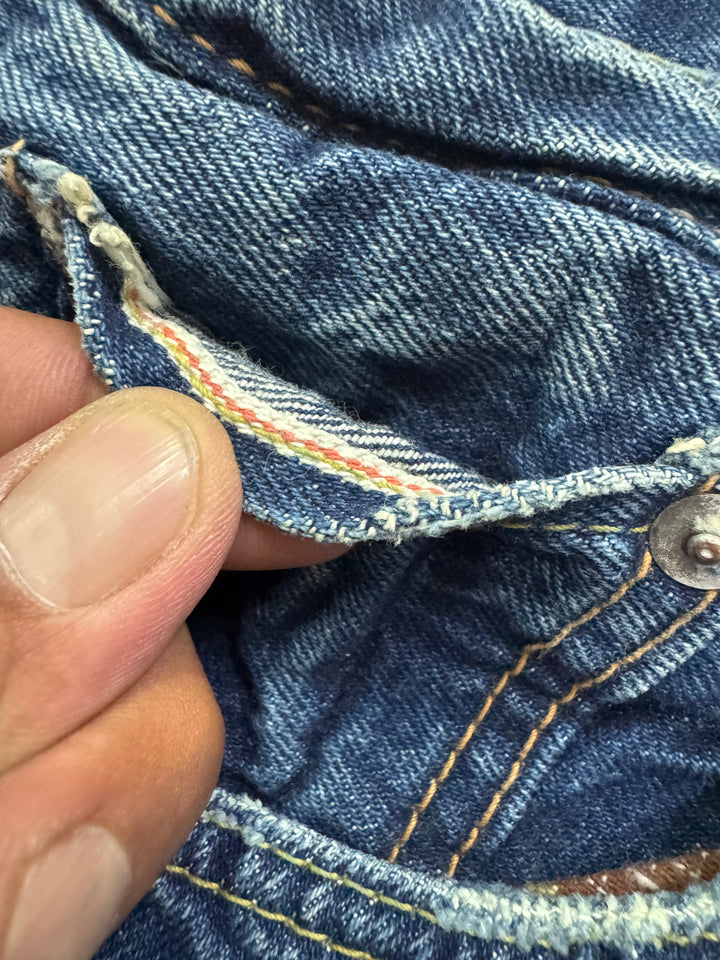 Edwin RV mezza cimosa W28 L31 deadstock vintage jeans