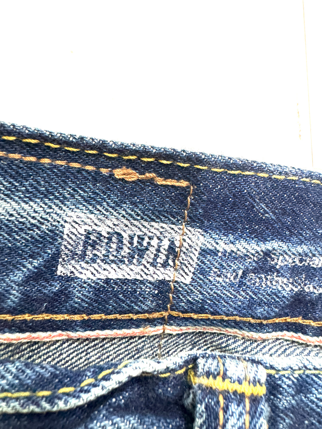 Edwin RV mezza cimosa W28 L31 deadstock vintage jeans