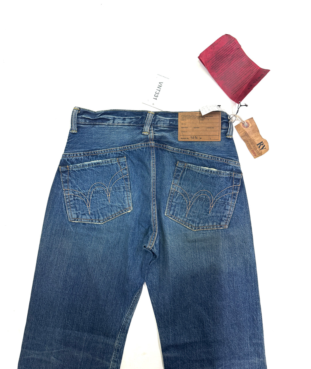 Edwin RV mezza cimosa W28 L31 deadstock vintage jeans