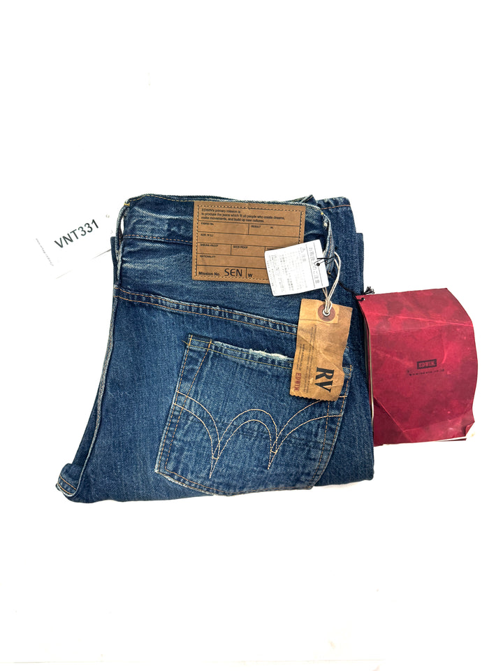 Edwin RV mezza cimosa W28 L31 deadstock vintage jeans