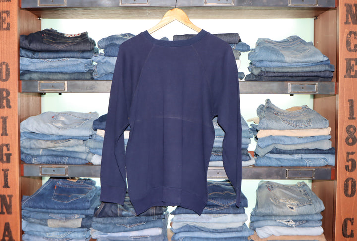 Felpa Wrangler sweatshirt made in usa vintage size Large Blu