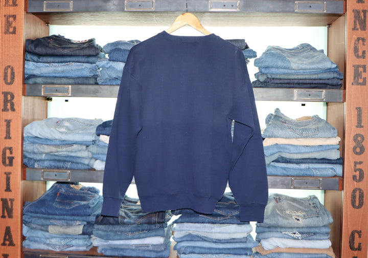 Felpa Lee made in usa vintage size Large Blu Lux Et Veritas