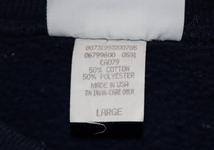 Felpa Lee made in usa vintage size Large Blu Lux Et Veritas