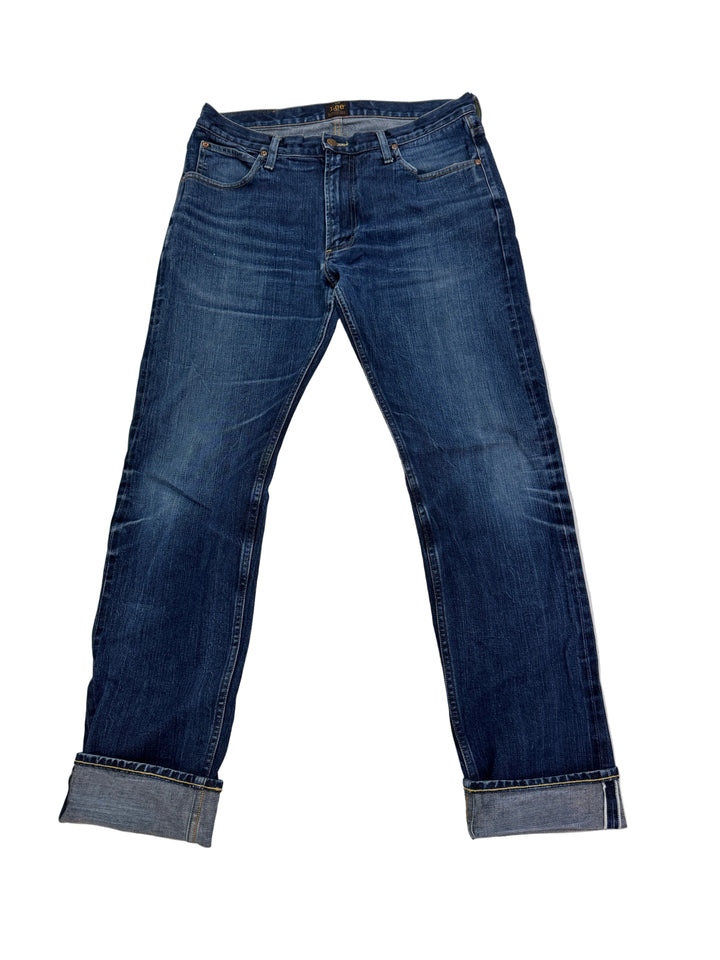 Lee 101 Riders selvedge W34 L36 vintage jeans usato cimosa