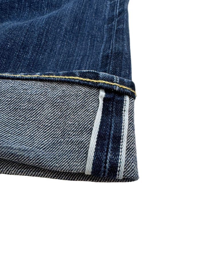 Lee 101 Riders selvedge W34 L36 vintage jeans usato cimosa
