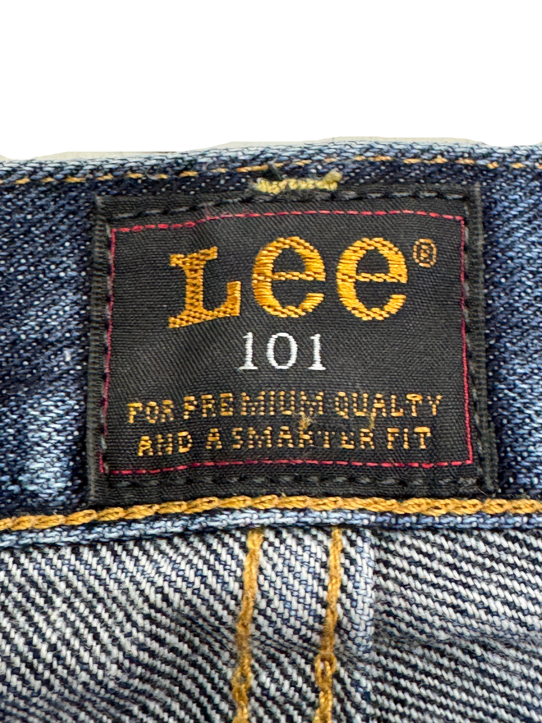 Lee 101 Riders selvedge W34 L36 vintage jeans usato cimosa