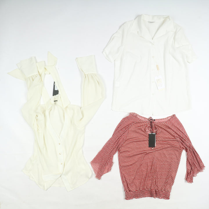 Abbigliamento misto donna made in Italy deadstock 78pz pantaloni, Canicie, Gonne...