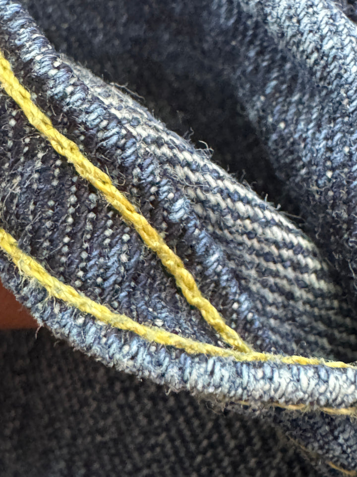 Lee 101 Riders selvedge W34 L36 vintage jeans usato cimosa