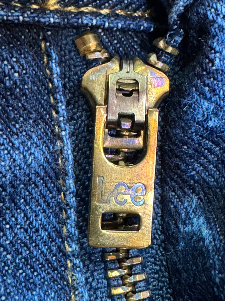Lee 101 Riders selvedge W34 L36 vintage jeans usato cimosa