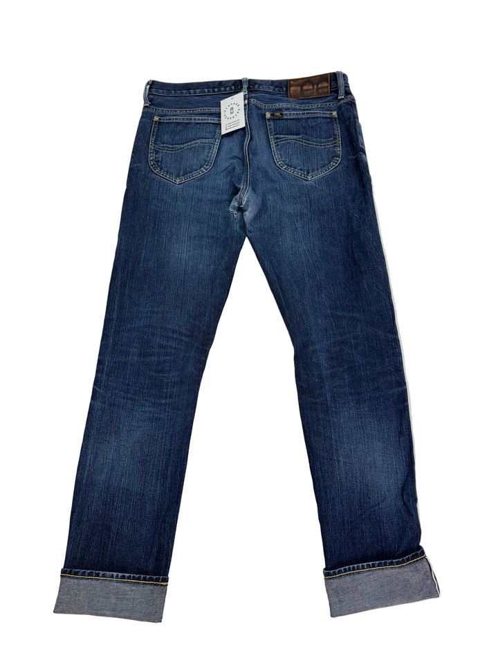 Lee 101 Riders selvedge W34 L36 vintage jeans usato cimosa