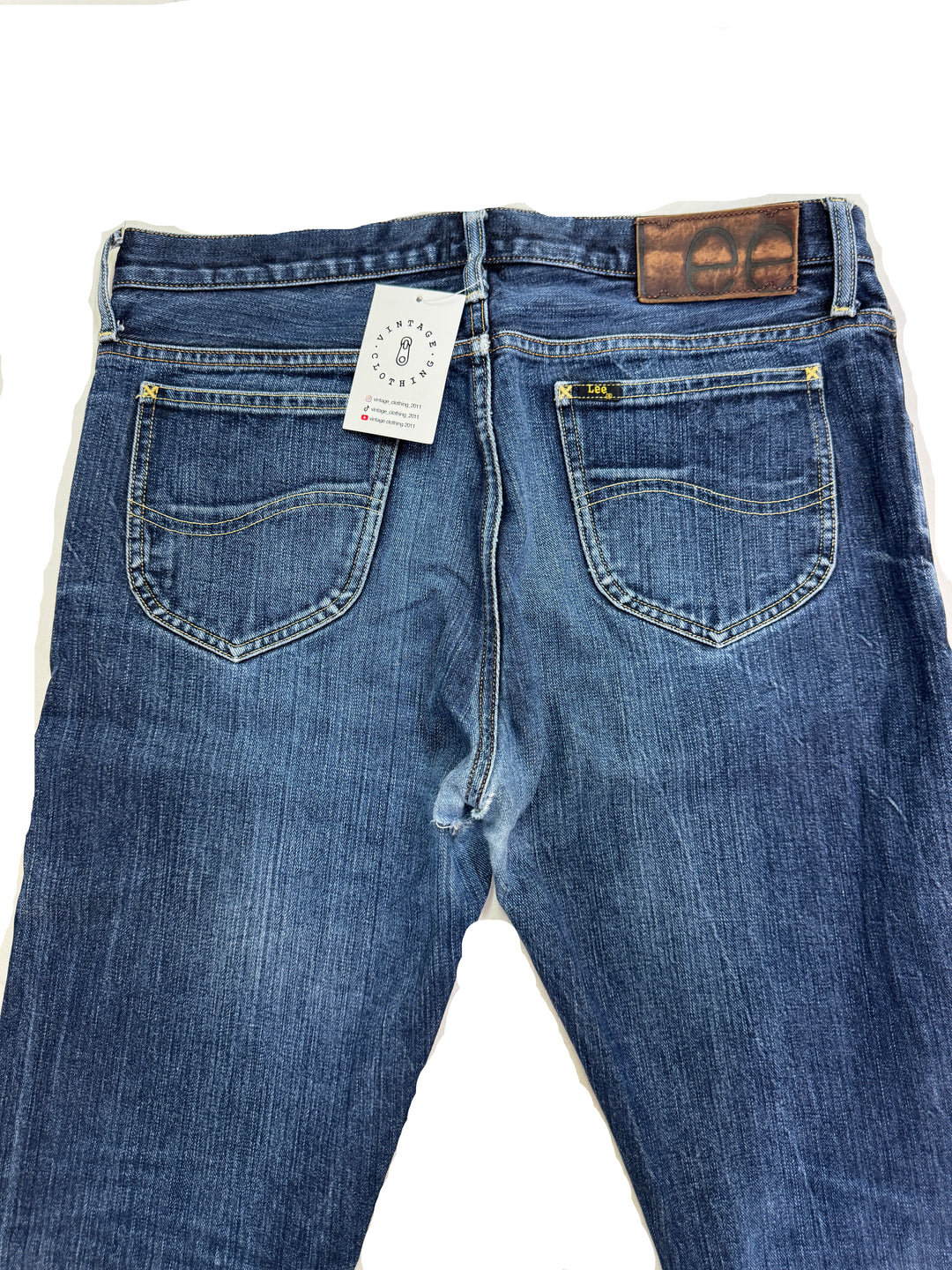 Lee 101 Riders selvedge W34 L36 vintage jeans usato cimosa