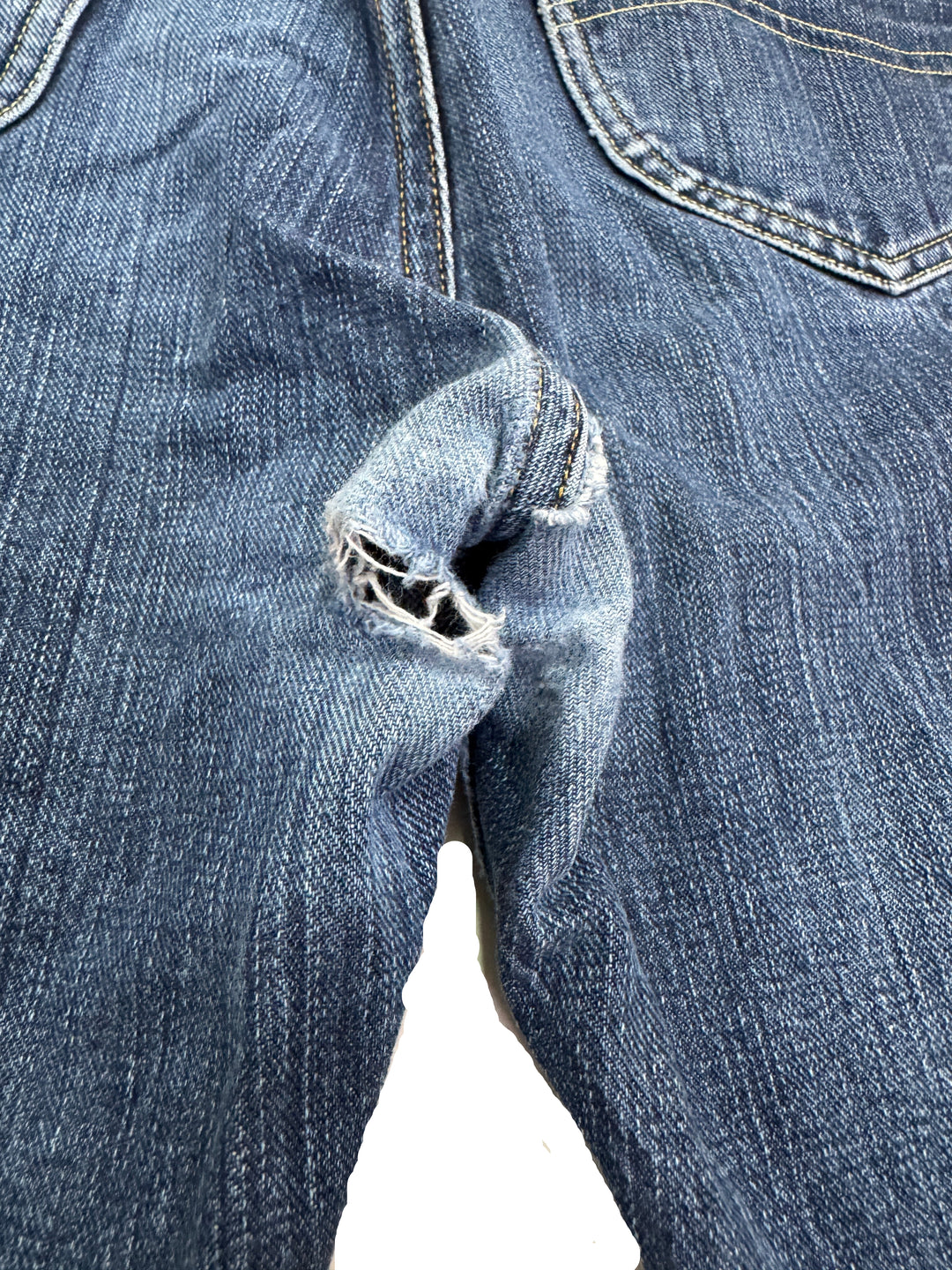 Lee 101 Riders selvedge W34 L36 vintage jeans usato cimosa