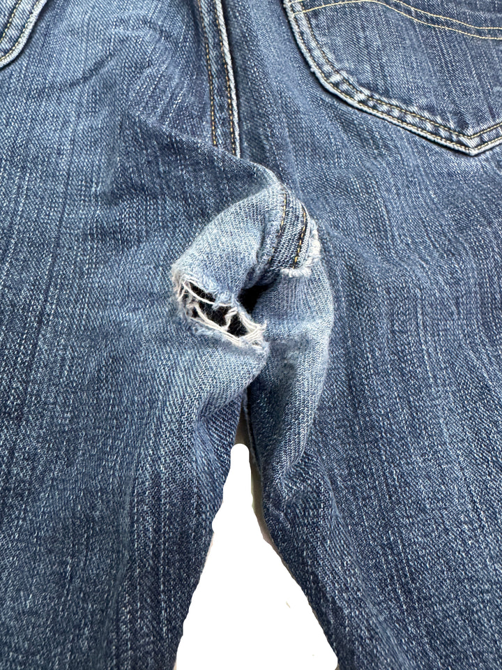 Lee 101 Riders selvedge W34 L36 vintage jeans usato cimosa
