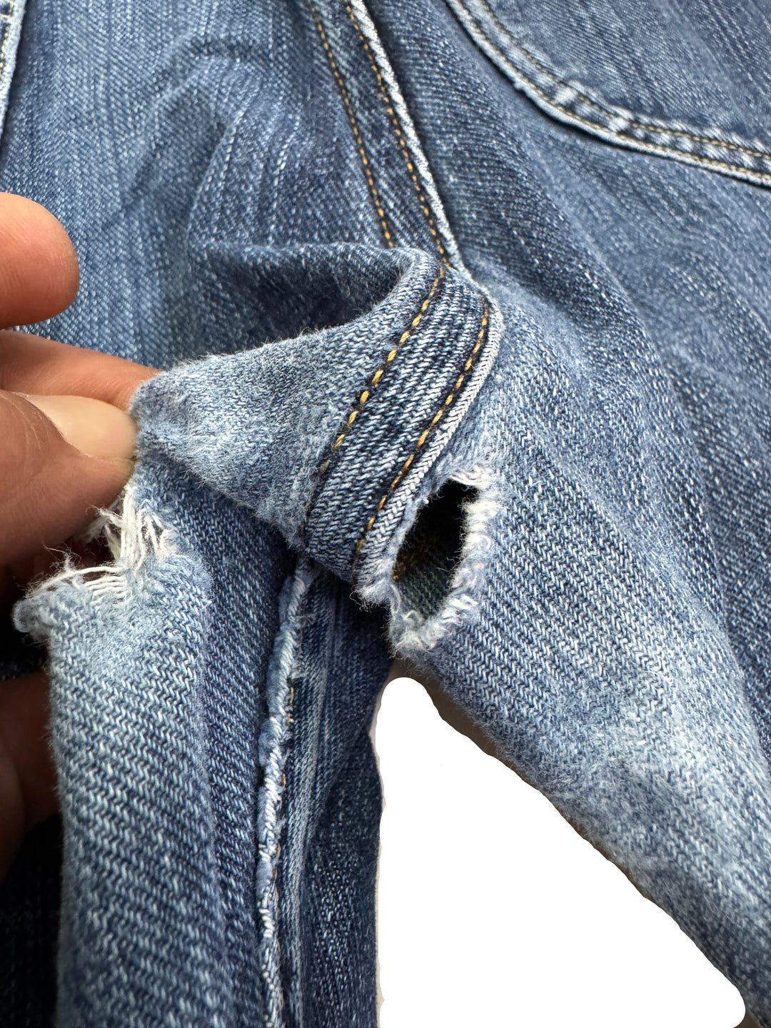 Lee 101 Riders selvedge W34 L36 vintage jeans usato cimosa