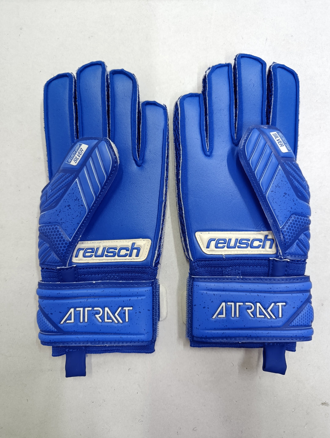 Reush Attrakt junior silver size 5.5 guanti portiere calcio nuovi