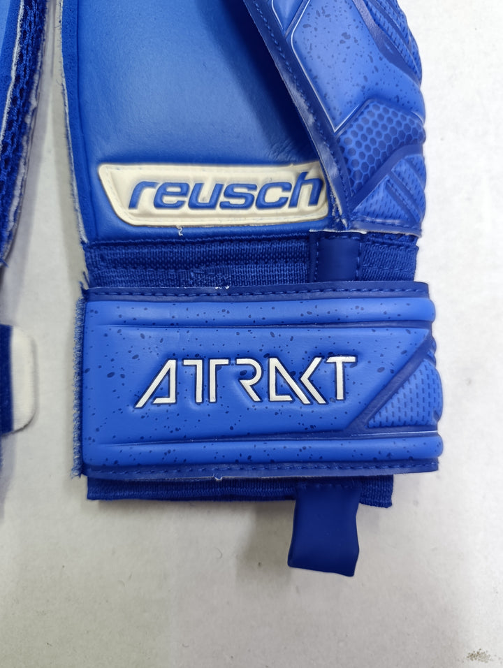 Reush Attrakt junior silver size 5.5 guanti portiere calcio nuovi