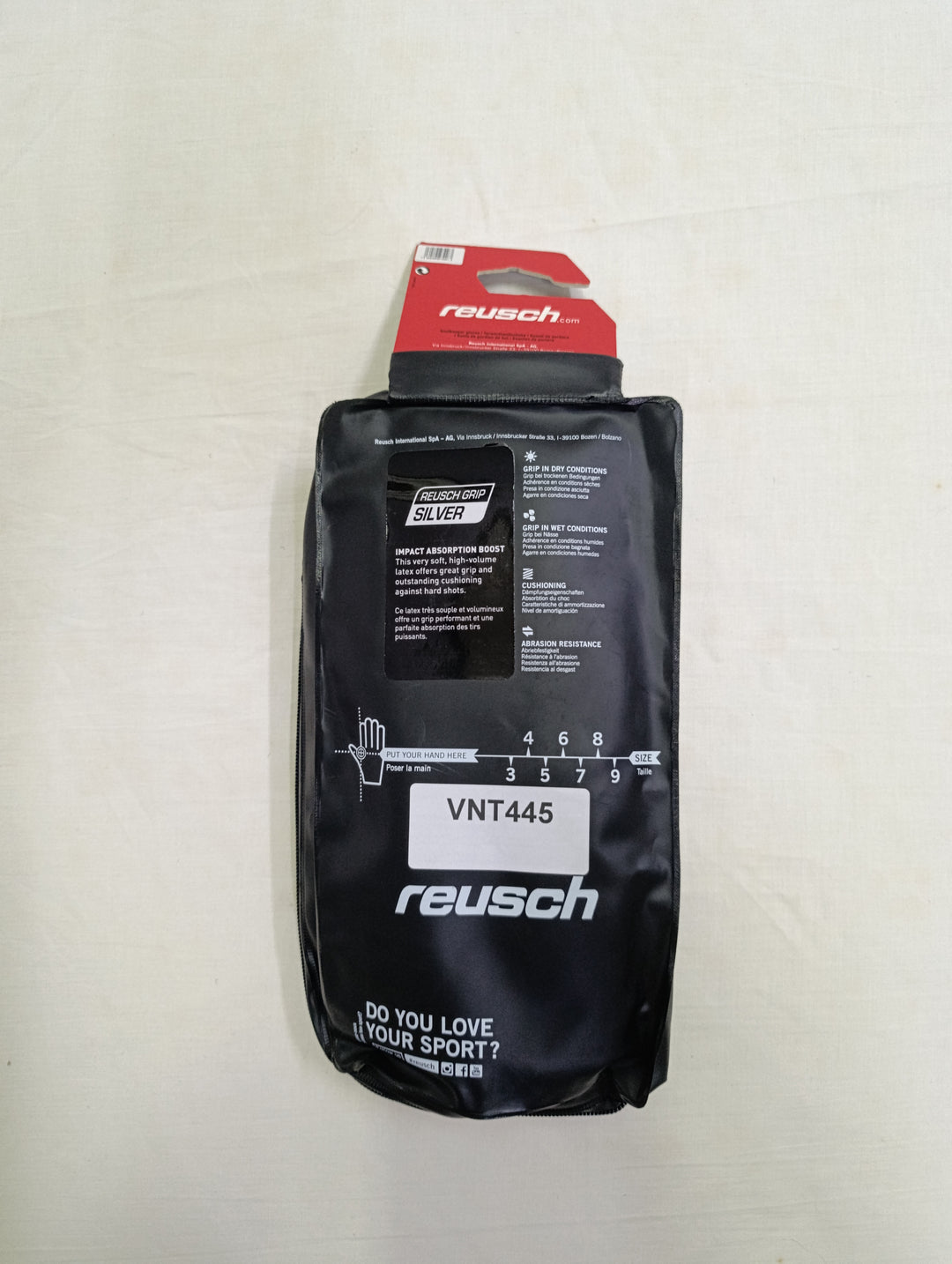 Reusch attrakt silver junior size 5 guanti portiere calcio nuovi