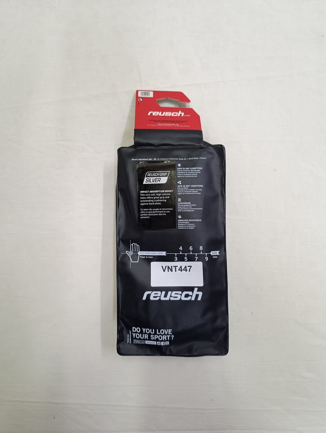 Reusch attrakt silver junior size 6 guanti portiere calcio nuovi