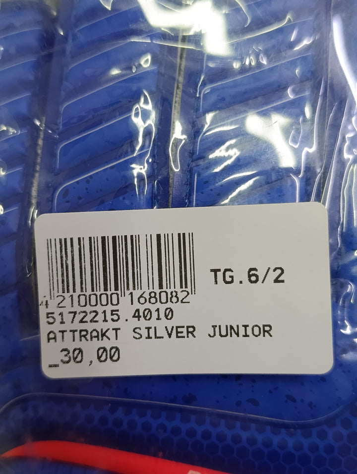 Reusch attrakt silver junior size 6.5 guanti portiere calcio nuovi