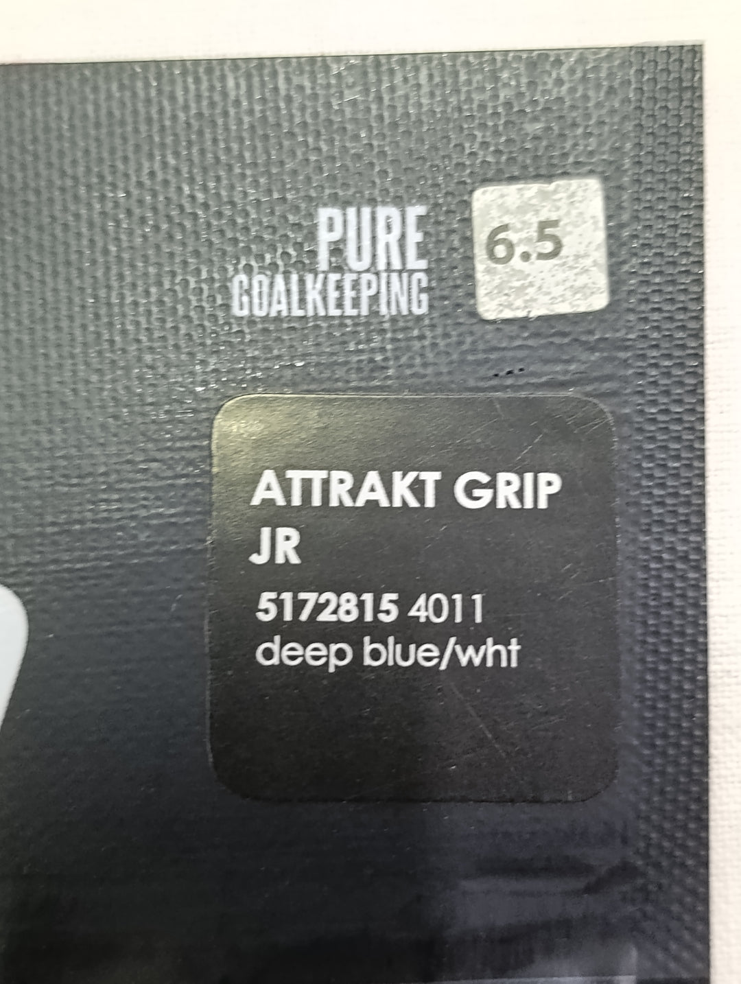 Reush attrakt grip size 6.5 junior guanti portiere calcio nuovi
