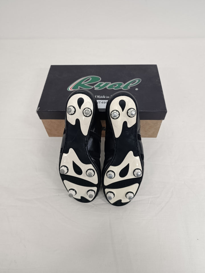 Ryal scarpe da calcio nuove numero 39.5 pelle di canguro lavorazione artigianale