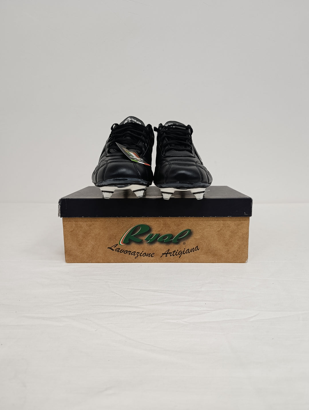 Ryal scarpe da calcio nuove numero 46.5 pelle di canguro lavorazione artigianale
