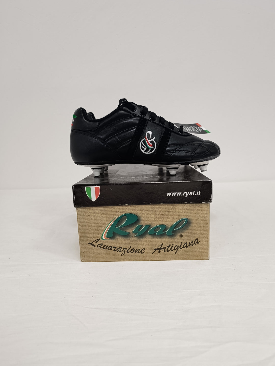 Ryal scarpe da calcio nuove numero 39 pelle di canguro lavorazione artigianale