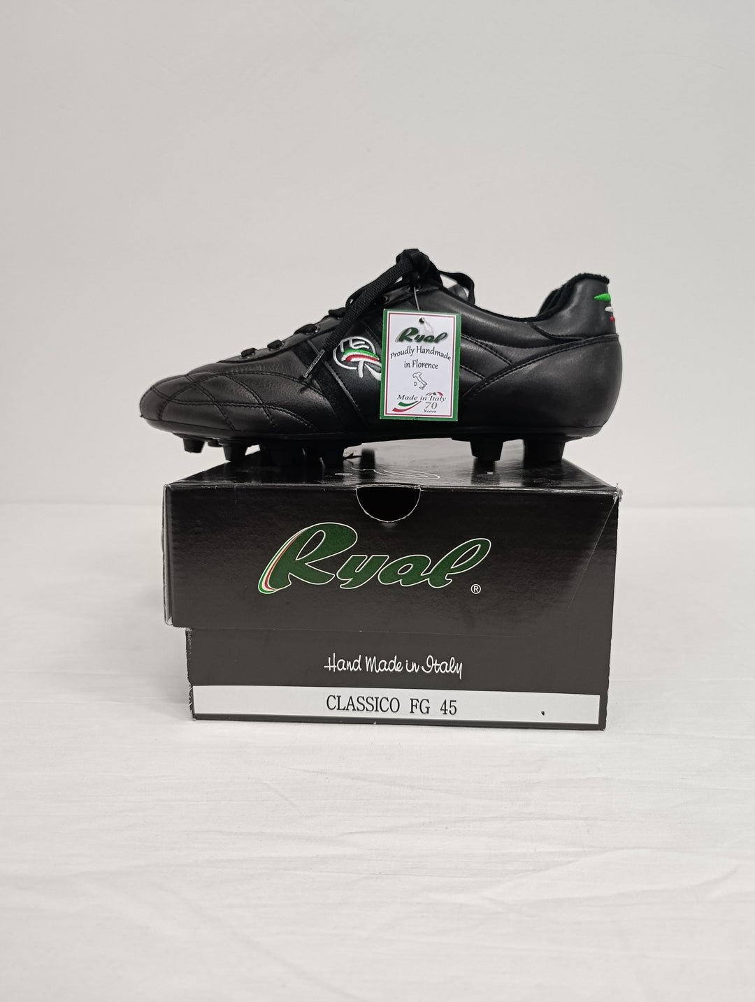 Ryal scarpe da calcio nuove numero 45 pelle di canguro lavorazione artigianale