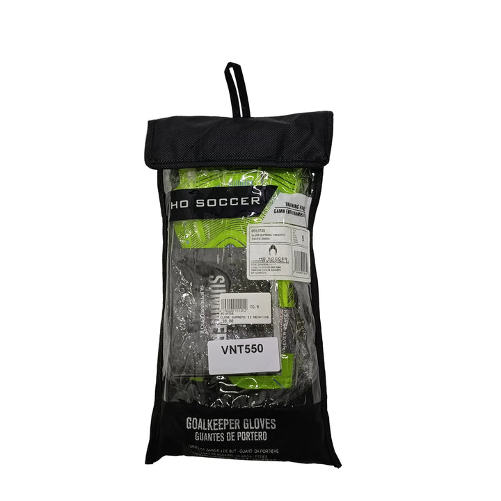 Ho soccer clone supremo II negative size 5 guanti portiere calcio nuovi